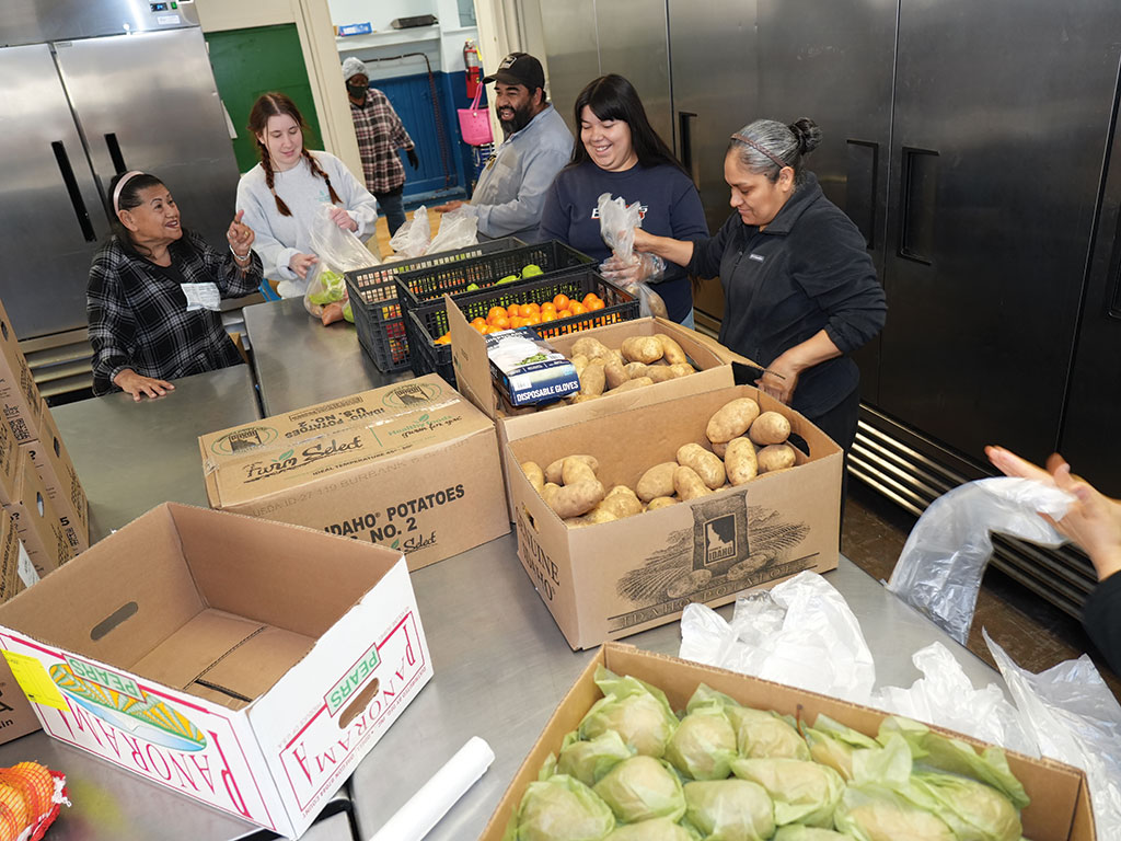Since 2021, the Greater Milwaukee Foundation and our donors have provided more than $18 million in basic needs funding to support providers such as People’s Table, a nonprofit that runs both a food pantry and a food collective.